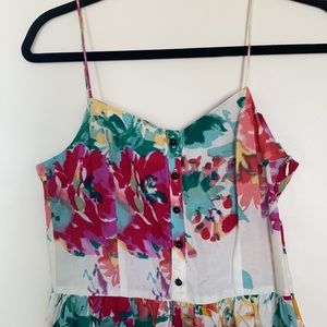 Emploi water color print sundress
